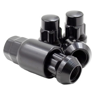 Coyote Accessories® - Black Cone Seat Acorn Bulge Wheel Locks