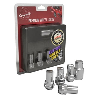 Coyote Accessories® - Chrome Cone Seat Acorn Bulge Wheel Locks