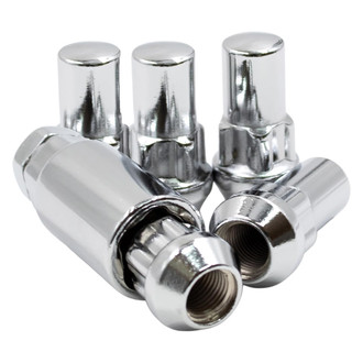 Coyote Accessories® - Chrome Cone Seat Acorn Bulge Wheel Locks