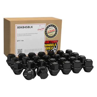 Coyote Accessories® - Black Mag Seat OE Style Ford Lug Wheel Installation Kit