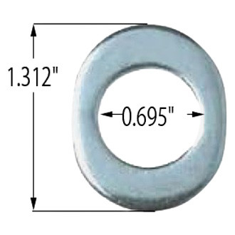 Coyote Accessories® - Zinc Keystone On Center Washer