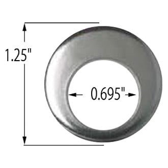 Coyote Accessories® - Chrome Cragar Off Center Washer