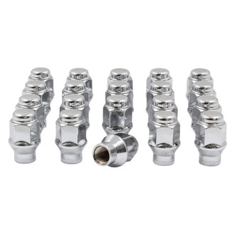 Coyote Accessories® - Chrome E-T/Ultra Seat Bulge Lug Wheel Installation Kit