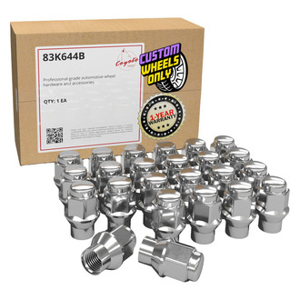 Coyote Accessories® - Chrome E-T/Ultra Seat Bulge Lug Wheel Installation Kit