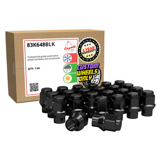 Coyote Accessories® - Black E-T/Ultra Seat Bulge Lug Wheel Installation Kit