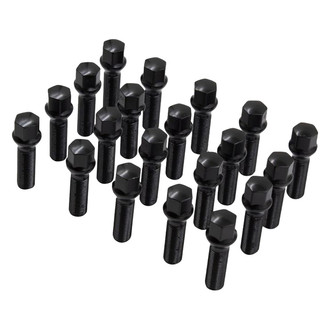 Coyote Accessories® - Black Cone Seat Bolt Lug Wheel Installation Kit w/o Valve Stems