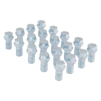 Coyote Accessories® - Chrome Cone Seat Bolt Lug Wheel Installation Kit w/o Valve Stems
