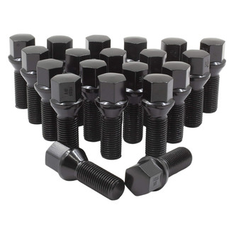 Coyote Accessories® - Black Cone Seat Bolt Lug Wheel Installation Kit