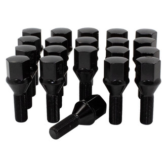 Coyote Accessories® - Black Cone Seat Bolt Lug Wheel Installation Kit