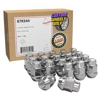 Coyote Accessories® - Cone Seat Acorn Bulge Lug Wheel Installation Kit w/o Valve Stems