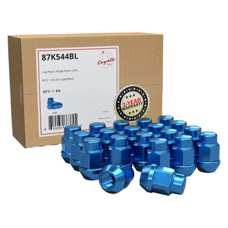 Coyote Accessories® - Cone Seat Acorn Bulge Lug Wheel Installation Kit w/o Valve Stems