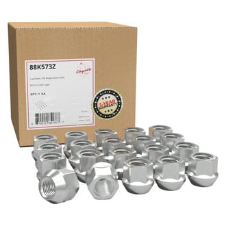 Coyote Accessories® - Zinc Cone Seat OE Style Acorn Bulge Lug Wheel Installation Kit w/o Valve Stems
