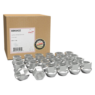 Coyote Accessories® - Zinc Cone Seat OE Style Acorn Bulge Lug Wheel Installation Kit w/o Valve Stems