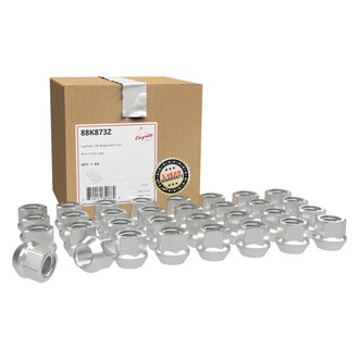 Coyote Accessories® - Chrome Cone Seat OE Style Acorn Bulge Lug Wheel Installation Kit w/o Valve Stems