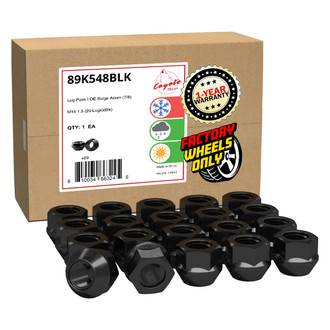 Coyote Accessories® - Cone Seat Acorn Bulge Lug Wheel Installation Kit w/o Valve Stems