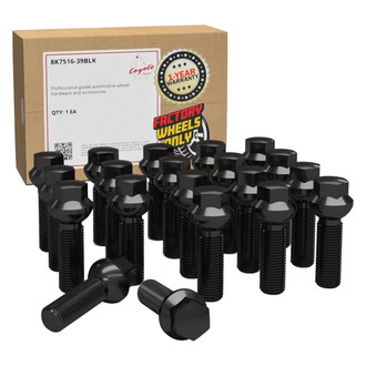 Coyote Accessories® - Black Radius/Ball Seat Lug Wheel Installation Kit