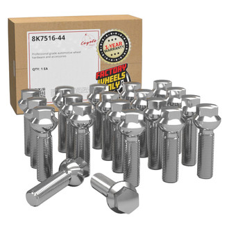 Coyote Accessories® - Chrome Radius/Ball Seat Lug Wheel Installation Kit