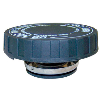 Crown® - Silver/Black Engine Coolant Bottle Cap
