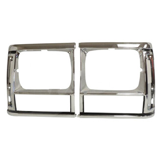 Crown® - Driver and Passenger Side Headlight Bezel Set