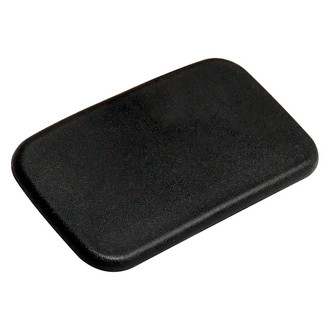 Crown® - Black Rear License Plate Delete Plate