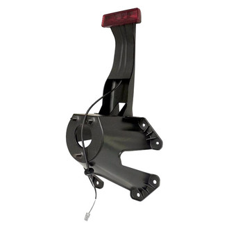 Crown® - Black Spare Tire Bracket with High Mount Stop Light Assembly