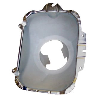 Crown® - Replacement 7x6" Rectangular Passenger Side Headlight Bucket