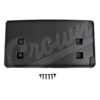 Crown® - Black License Plate Bracket