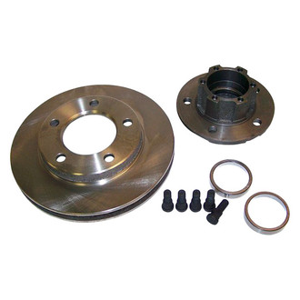Crown® - Plain Vented Front Brake Rotor and Hub Assembly