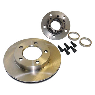 Crown® - Front Brake Rotor and Hub Assembly