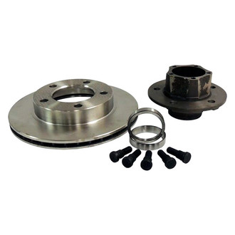 Crown® - Plain Vented Front Brake Rotor and Hub Assembly