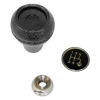 Crown® - Manual 5-Speed Pattern Black Shift Knob Kit