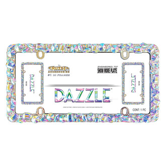 Cruiser® - Dazzle Style Chrome License Plate Frame