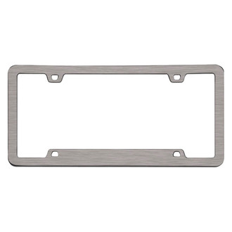 Cruiser® 15190 - Neo Sport Style Brushed Nickel License Plate Frame