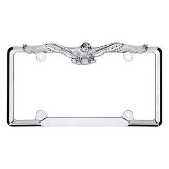 Cruiser® - Eagle Style Chrome License Plate Frame
