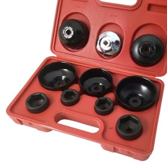 CTA® 026400 - 10-piece Cap Style Oil Filter Wrench Set