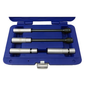 CTA® - 3/8" Drive 14 to 16 mm Swivel 12-Point Spark Plug Socket Set (4 Pieces) with Extensions