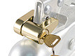 Easy-to-operate, 1/4-turn lock activation