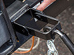 Easy-to-operate snap-up brackets allow for easy leveraging of spring bars