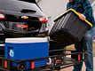 Frees up cargo space inside your vehicle