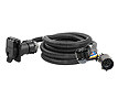 Provides an extra connector for plugging in your trailer wiring