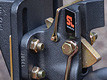 Textured, dark grey teridium finish for superior looks and durability