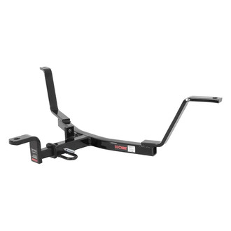 CURT® - Class 1 Square Exposed Trailer Hitch with 1-1/4" Receiver Opening (With Standard Ball Mount Insert, 2000/200 Weight Capacity)
