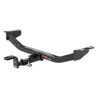 CURT® - Class 2 Square Concealed Trailer Hitch with 1-1/4" Receiver Opening (With Standard Ball Mount Insert, 3500/350 Weight Capacity)
