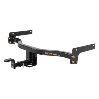 CURT® - Class 2 Square Concealed Trailer Hitch with 1-1/4" Receiver Opening (With Standard Ball Mount Insert, 3500/350 Weight Capacity)
