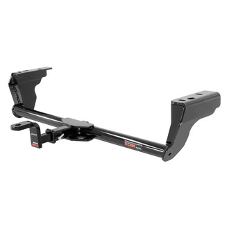CURT® - Class 2 Round Exposed Trailer Hitch with 1-1/4" Receiver Opening (With Standard Ball Mount Insert, 3500/350 Weight Capacity)