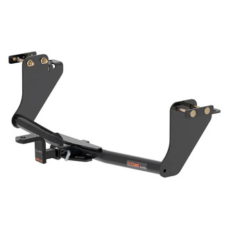 CURT® - Class 2 Round Exposed Trailer Hitch with 1-1/4" Receiver Opening (With Standard Ball Mount Insert, 3500/350 Weight Capacity)