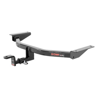 CURT® - Class 2 Square Concealed Trailer Hitch with 1-1/4" Receiver Opening (With Standard Ball Mount Insert, 3500/350 Weight Capacity)