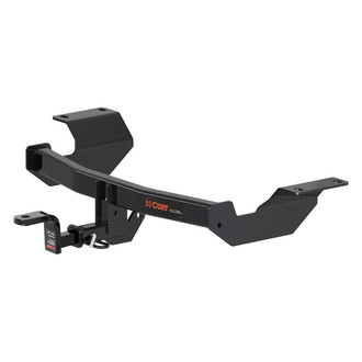 CURT® - Class 2 Square Concealed Trailer Hitch with 1-1/4" Receiver Opening (With Standard Ball Mount Insert, 3500/350 Weight Capacity)