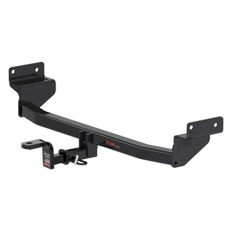 CURT® - Class 2 Square Concealed Trailer Hitch with 1-1/4" Receiver Opening (With Standard Ball Mount Insert, 3500/350 Weight Capacity)