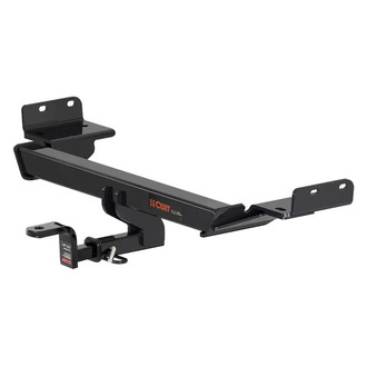 CURT® - Class 2 Square Concealed Trailer Hitch with 1-1/4" Receiver Opening (With Standard Ball Mount Insert, 3500/350 Weight Capacity)